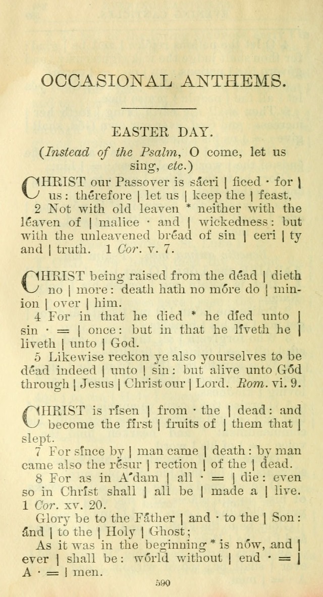 The Hymnal: revised and enlarged as adopted by the General Convention of the Protestant Episcopal Church in the United States of America in the year of our Lord 1892 page 609