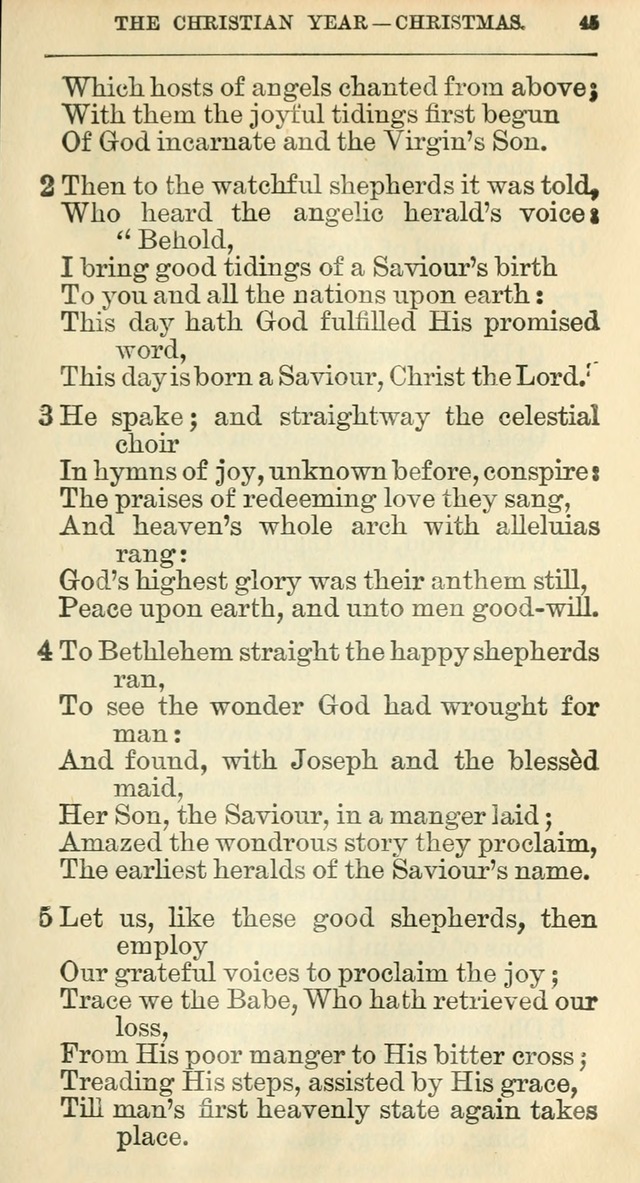 The Hymnal: revised and enlarged as adopted by the General Convention of the Protestant Episcopal Church in the United States of America in the year of our Lord 1892 page 62