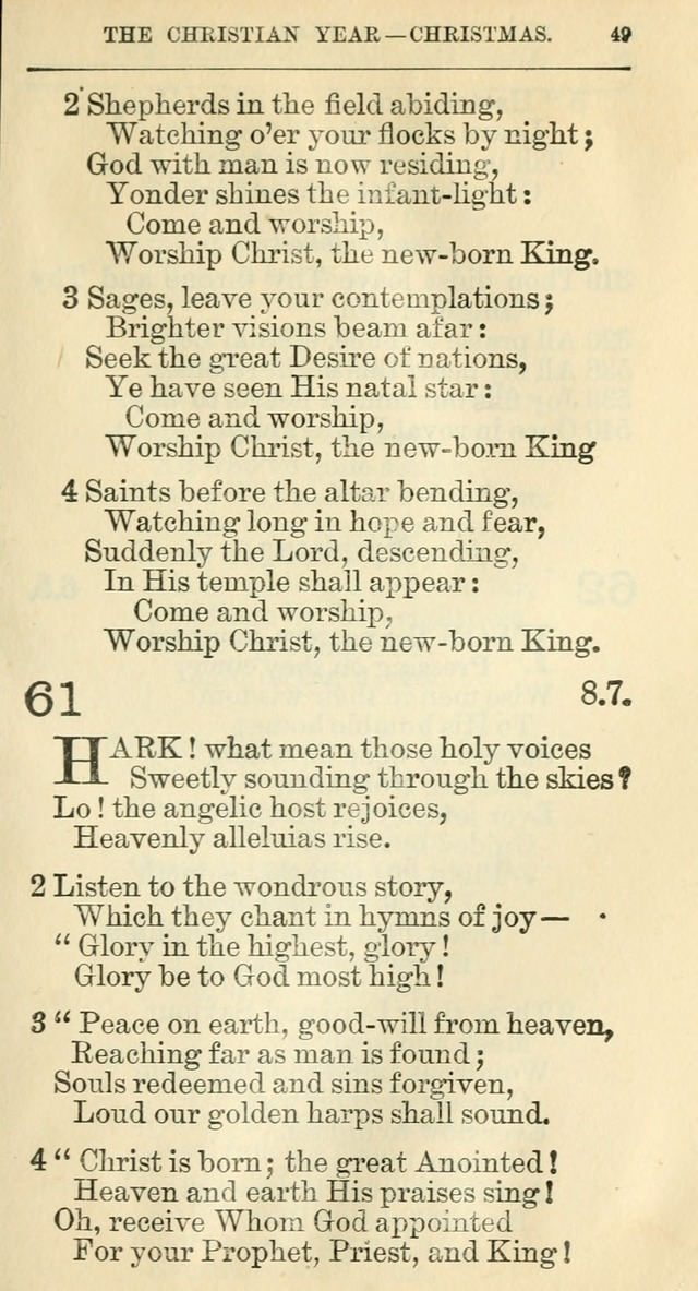 The Hymnal: revised and enlarged as adopted by the General Convention of the Protestant Episcopal Church in the United States of America in the year of our Lord 1892 page 66