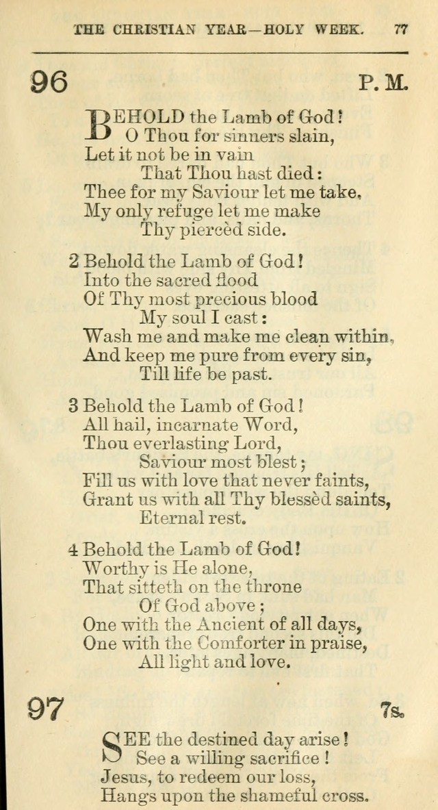 The Hymnal: revised and enlarged as adopted by the General Convention of the Protestant Episcopal Church in the United States of America in the year of our Lord 1892 page 94