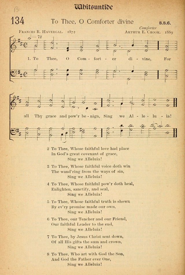 The Hymnal: revised and enlarged as adopted by the General Convention of the Protestant Episcopal Church in the United States of America in the of our Lord 1892..with music, as used in Trinity Church page 158