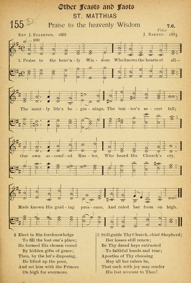 The Hymnal: revised and enlarged as adopted by the General Convention of the Protestant Episcopal Church in the United States of America in the of our Lord 1892..with music, as used in Trinity Church page 177