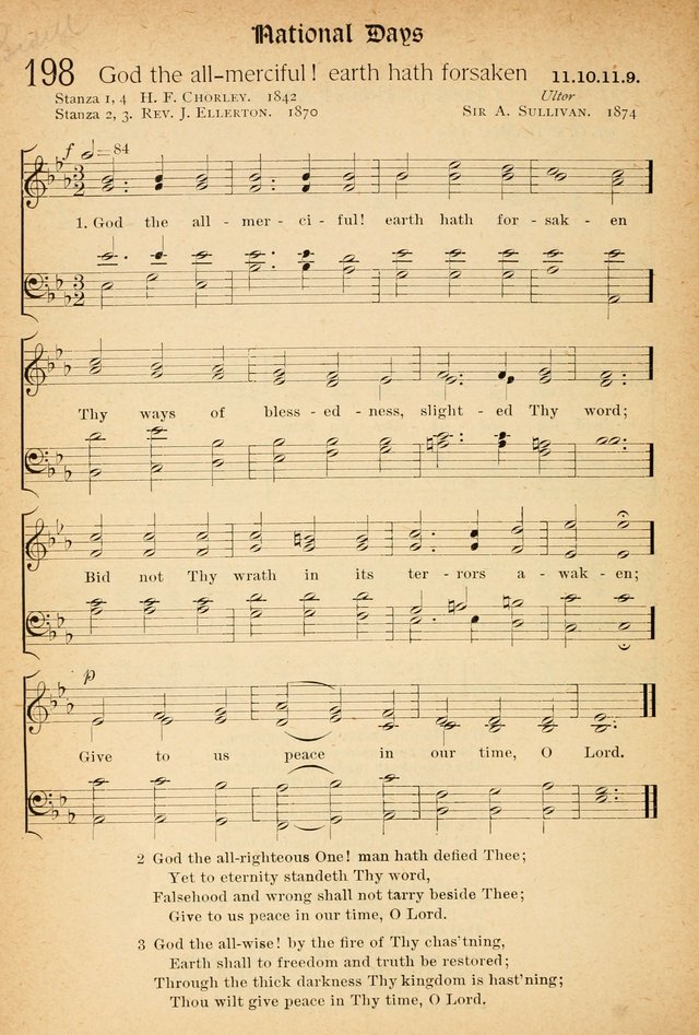 The Hymnal: revised and enlarged as adopted by the General Convention of the Protestant Episcopal Church in the United States of America in the of our Lord 1892..with music, as used in Trinity Church page 226