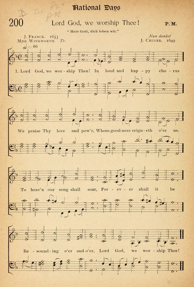 The Hymnal: revised and enlarged as adopted by the General Convention of the Protestant Episcopal Church in the United States of America in the of our Lord 1892..with music, as used in Trinity Church page 228