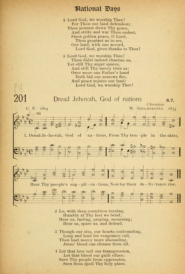 The Hymnal: revised and enlarged as adopted by the General Convention of the Protestant Episcopal Church in the United States of America in the of our Lord 1892..with music, as used in Trinity Church page 229