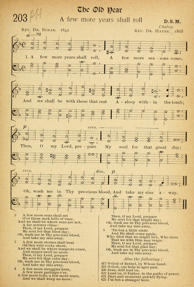 The Hymnal: revised and enlarged as adopted by the General Convention of the Protestant Episcopal Church in the United States of America in the of our Lord 1892..with music, as used in Trinity Church page 231