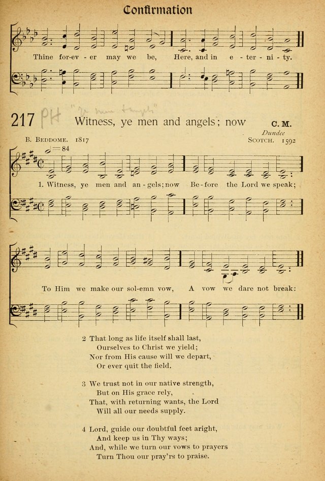 The Hymnal: revised and enlarged as adopted by the General Convention of the Protestant Episcopal Church in the United States of America in the of our Lord 1892..with music, as used in Trinity Church page 245