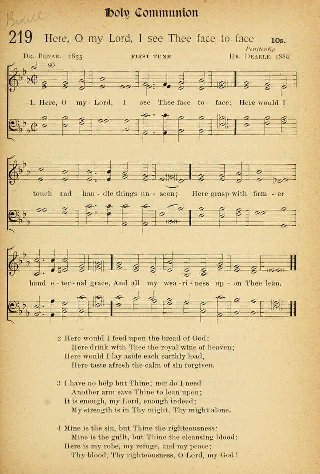 The Hymnal: revised and enlarged as adopted by the General Convention of the Protestant Episcopal Church in the United States of America in the of our Lord 1892..with music, as used in Trinity Church page 247