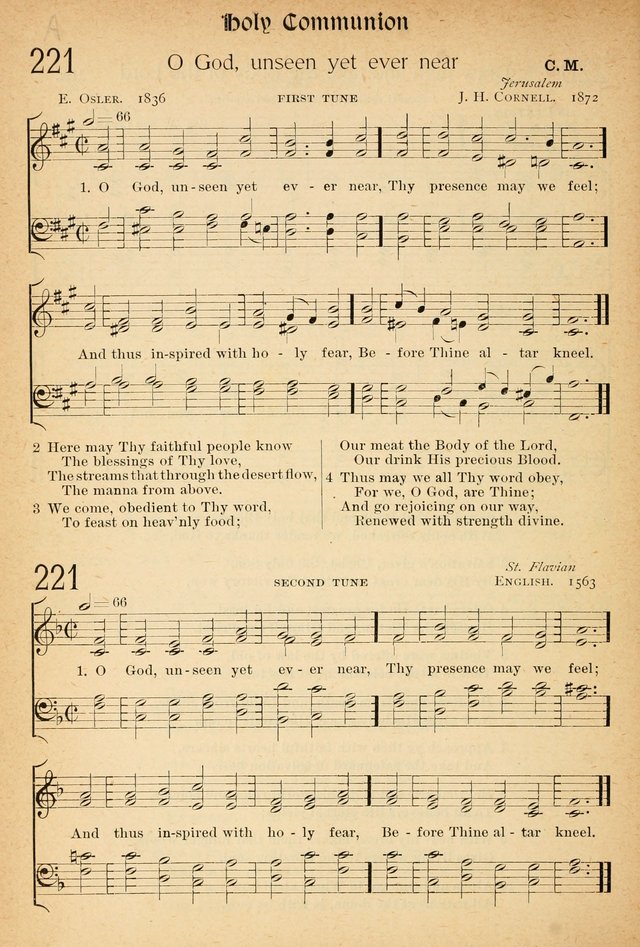 The Hymnal: revised and enlarged as adopted by the General Convention of the Protestant Episcopal Church in the United States of America in the of our Lord 1892..with music, as used in Trinity Church page 250