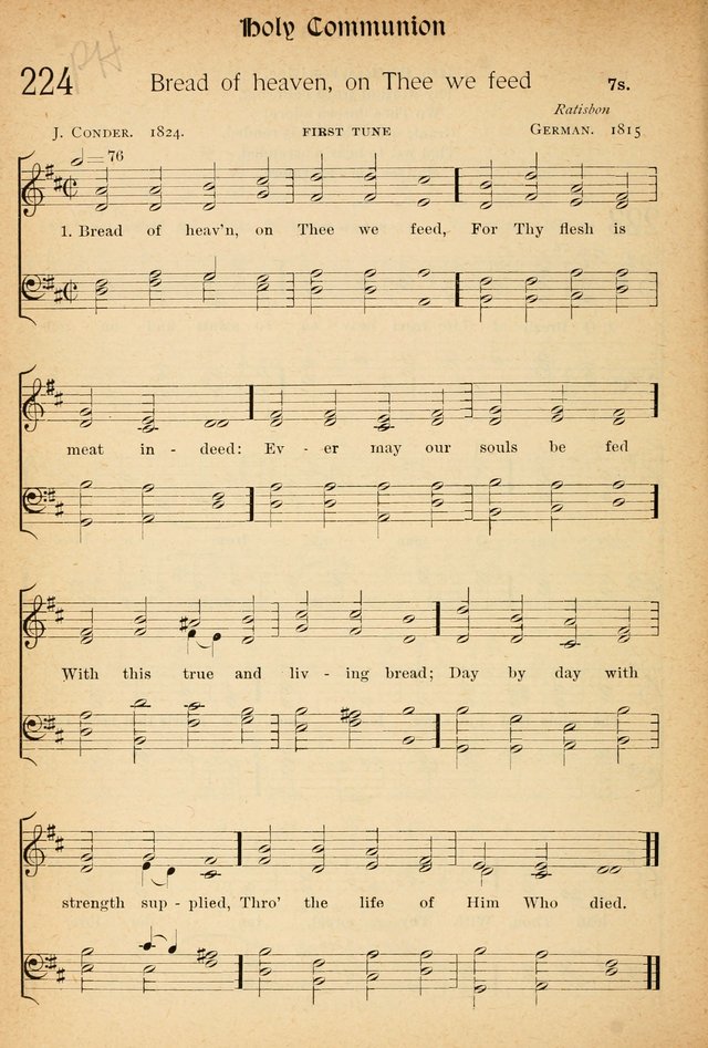 The Hymnal: revised and enlarged as adopted by the General Convention of the Protestant Episcopal Church in the United States of America in the of our Lord 1892..with music, as used in Trinity Church page 254