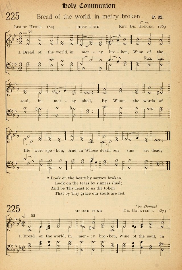 The Hymnal: revised and enlarged as adopted by the General Convention of the Protestant Episcopal Church in the United States of America in the of our Lord 1892..with music, as used in Trinity Church page 256