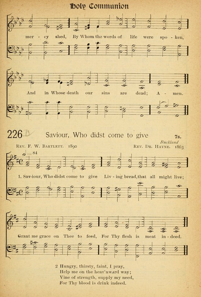 The Hymnal: revised and enlarged as adopted by the General Convention of the Protestant Episcopal Church in the United States of America in the of our Lord 1892..with music, as used in Trinity Church page 257