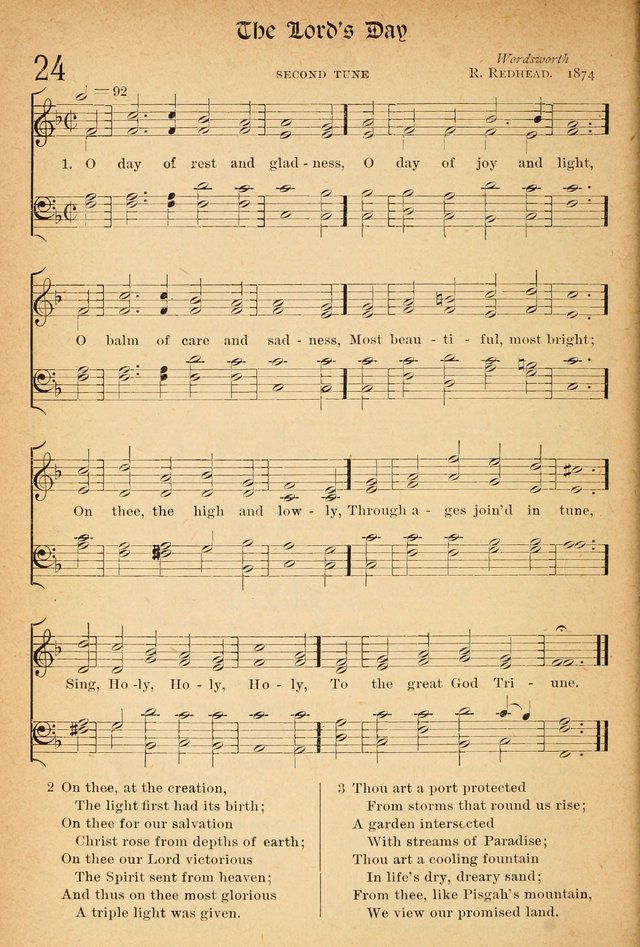 The Hymnal: revised and enlarged as adopted by the General Convention of the Protestant Episcopal Church in the United States of America in the of our Lord 1892..with music, as used in Trinity Church page 26