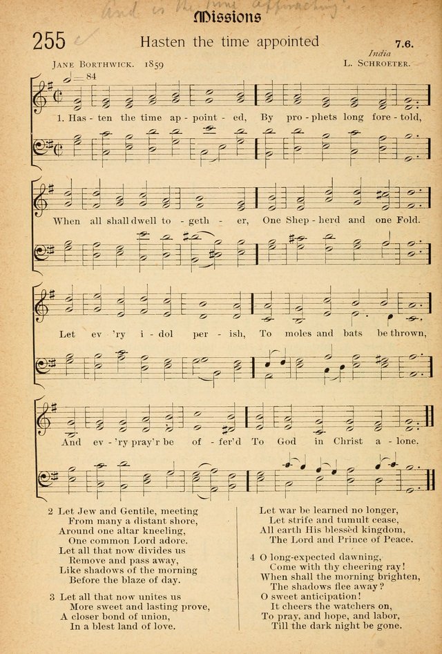 The Hymnal: revised and enlarged as adopted by the General Convention of the Protestant Episcopal Church in the United States of America in the of our Lord 1892..with music, as used in Trinity Church page 292