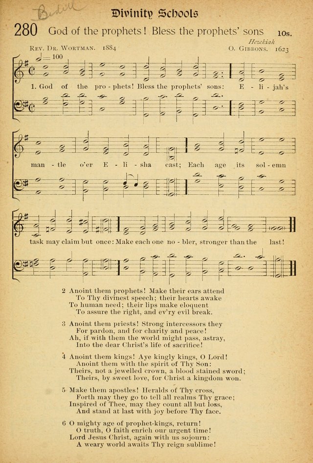 The Hymnal: revised and enlarged as adopted by the General Convention of the Protestant Episcopal Church in the United States of America in the of our Lord 1892..with music, as used in Trinity Church page 317