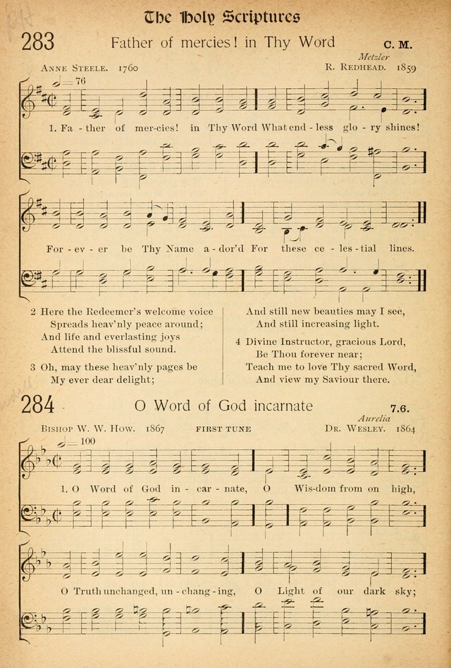 The Hymnal: revised and enlarged as adopted by the General Convention of the Protestant Episcopal Church in the United States of America in the of our Lord 1892..with music, as used in Trinity Church page 320