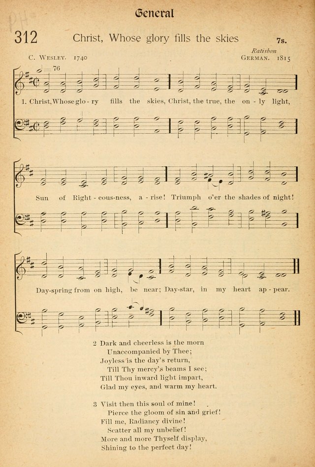 The Hymnal: revised and enlarged as adopted by the General Convention of the Protestant Episcopal Church in the United States of America in the of our Lord 1892..with music, as used in Trinity Church page 352