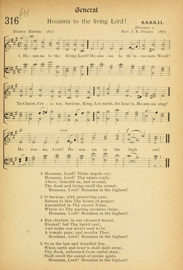 The Hymnal: revised and enlarged as adopted by the General Convention of the Protestant Episcopal Church in the United States of America in the of our Lord 1892..with music, as used in Trinity Church page 357