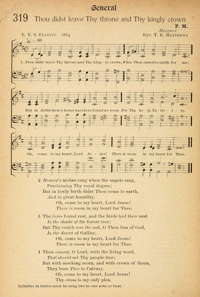 The Hymnal: revised and enlarged as adopted by the General Convention of the Protestant Episcopal Church in the United States of America in the of our Lord 1892..with music, as used in Trinity Church page 360