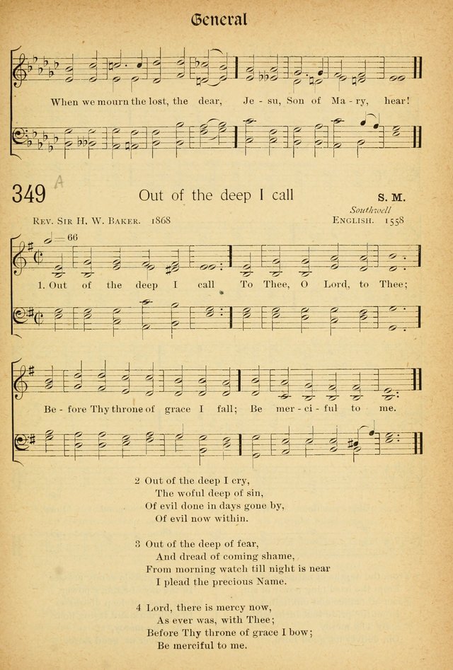 The Hymnal: revised and enlarged as adopted by the General Convention of the Protestant Episcopal Church in the United States of America in the of our Lord 1892..with music, as used in Trinity Church page 389