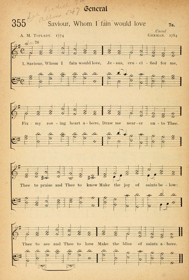 The Hymnal: revised and enlarged as adopted by the General Convention of the Protestant Episcopal Church in the United States of America in the of our Lord 1892..with music, as used in Trinity Church page 394