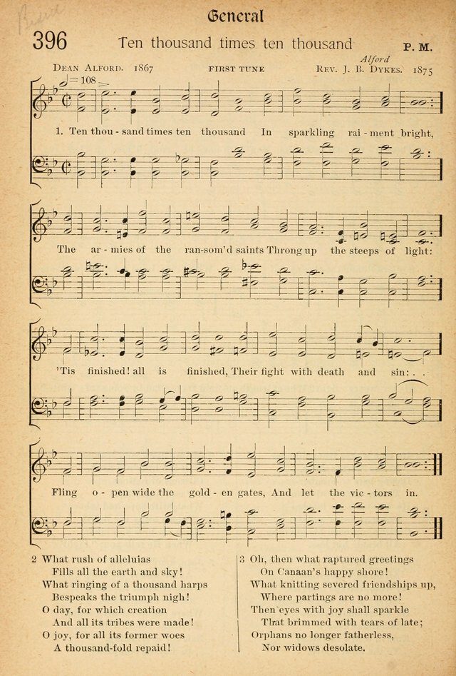 The Hymnal: revised and enlarged as adopted by the General Convention of the Protestant Episcopal Church in the United States of America in the of our Lord 1892..with music, as used in Trinity Church page 440