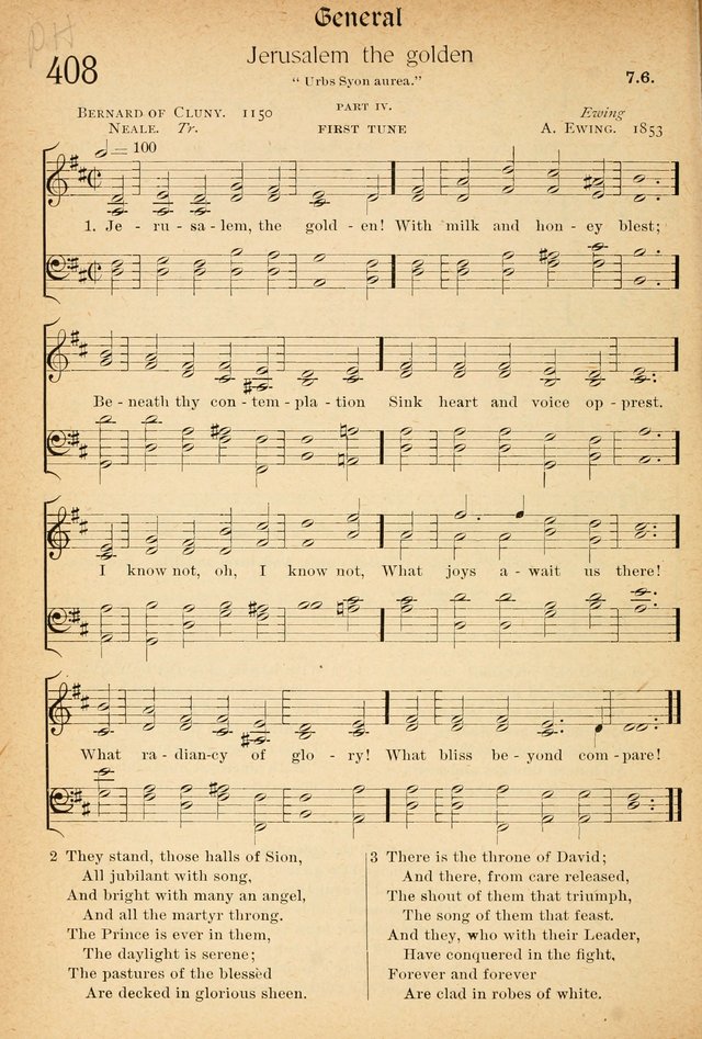 The Hymnal: revised and enlarged as adopted by the General Convention of the Protestant Episcopal Church in the United States of America in the of our Lord 1892..with music, as used in Trinity Church page 456