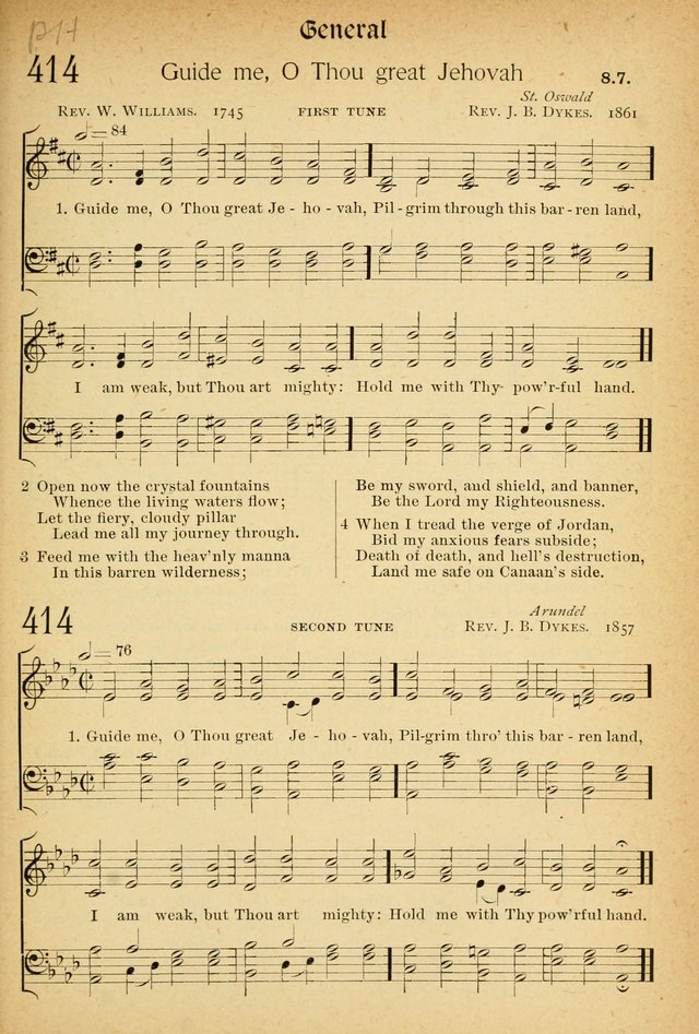 The Hymnal: revised and enlarged as adopted by the General Convention of the Protestant Episcopal Church in the United States of America in the of our Lord 1892..with music, as used in Trinity Church page 463