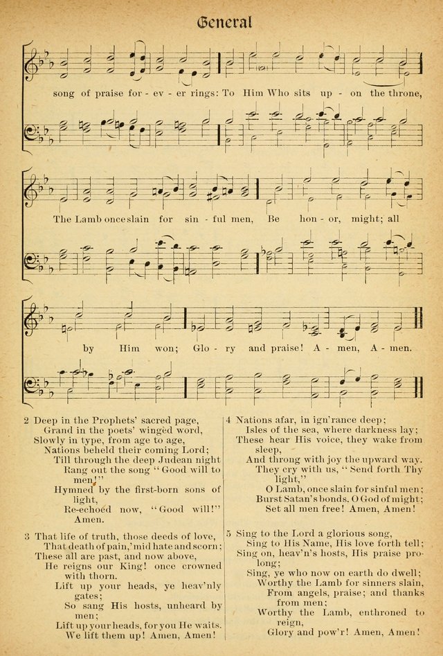 The Hymnal: revised and enlarged as adopted by the General Convention of the Protestant Episcopal Church in the United States of America in the of our Lord 1892..with music, as used in Trinity Church page 501