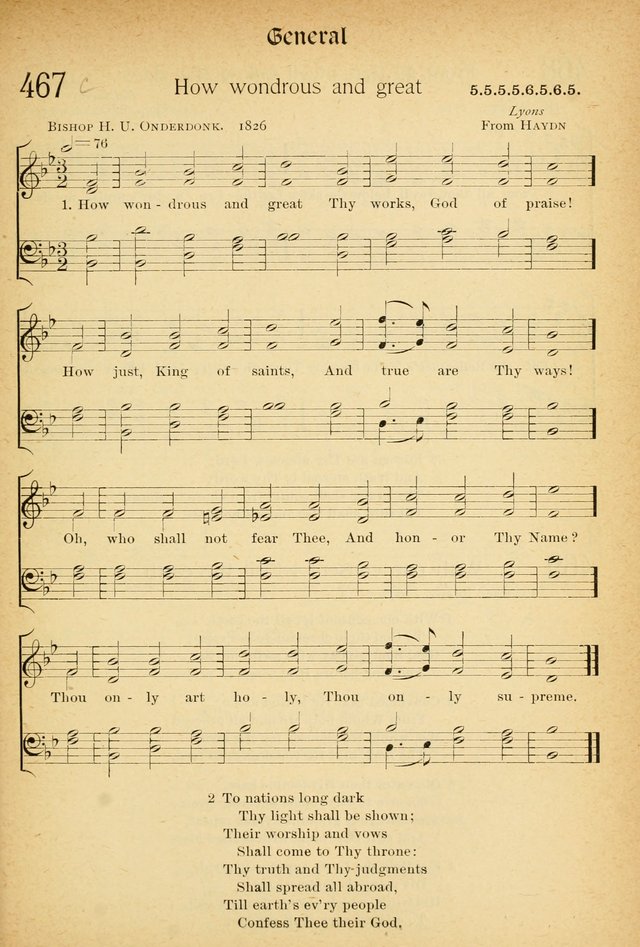 The Hymnal: revised and enlarged as adopted by the General Convention of the Protestant Episcopal Church in the United States of America in the of our Lord 1892..with music, as used in Trinity Church page 517