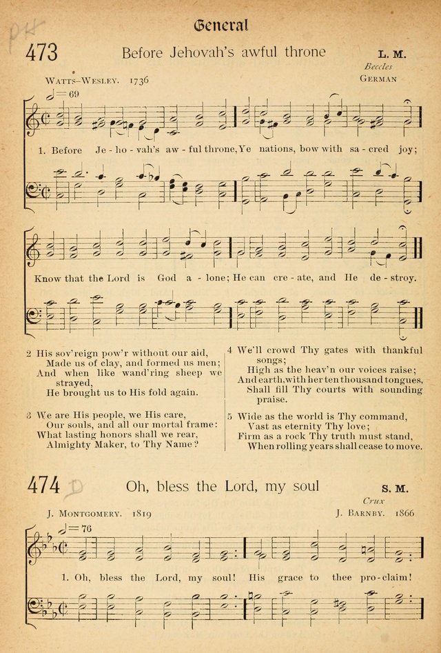 The Hymnal: revised and enlarged as adopted by the General Convention of the Protestant Episcopal Church in the United States of America in the of our Lord 1892..with music, as used in Trinity Church page 522