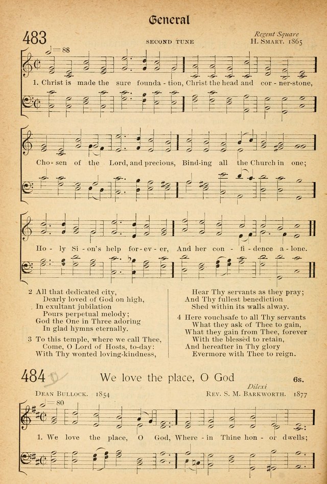 The Hymnal: revised and enlarged as adopted by the General Convention of the Protestant Episcopal Church in the United States of America in the of our Lord 1892..with music, as used in Trinity Church page 532