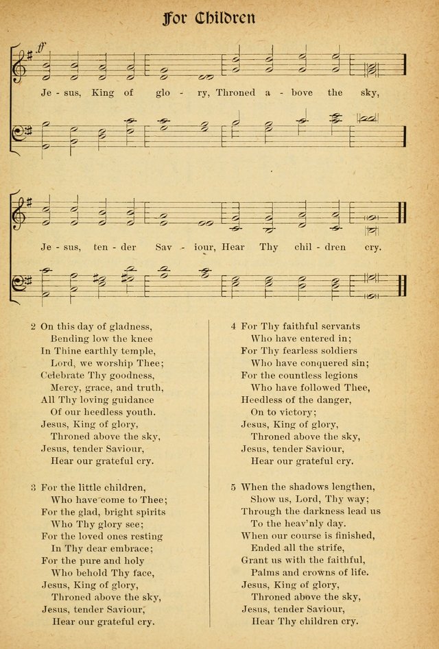 The Hymnal: revised and enlarged as adopted by the General Convention of the Protestant Episcopal Church in the United States of America in the of our Lord 1892..with music, as used in Trinity Church page 601