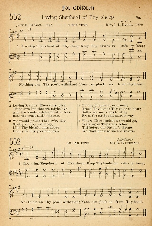 The Hymnal: revised and enlarged as adopted by the General Convention of the Protestant Episcopal Church in the United States of America in the of our Lord 1892..with music, as used in Trinity Church page 618