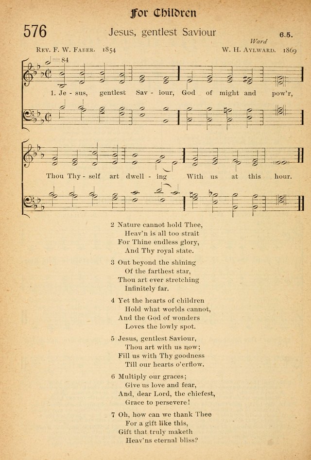 The Hymnal: revised and enlarged as adopted by the General Convention of the Protestant Episcopal Church in the United States of America in the of our Lord 1892..with music, as used in Trinity Church page 640