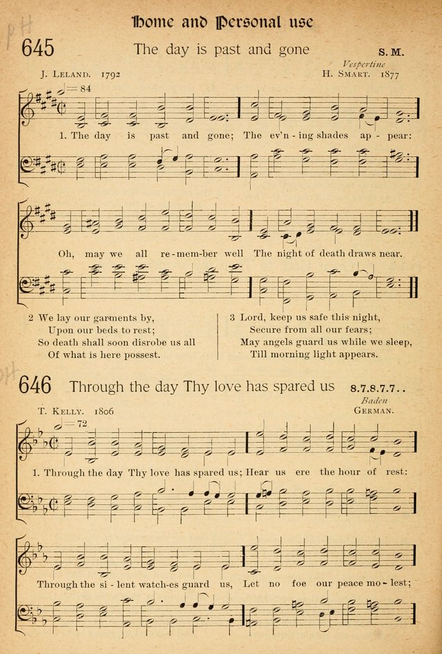 The Hymnal: revised and enlarged as adopted by the General Convention of the Protestant Episcopal Church in the United States of America in the of our Lord 1892..with music, as used in Trinity Church page 702