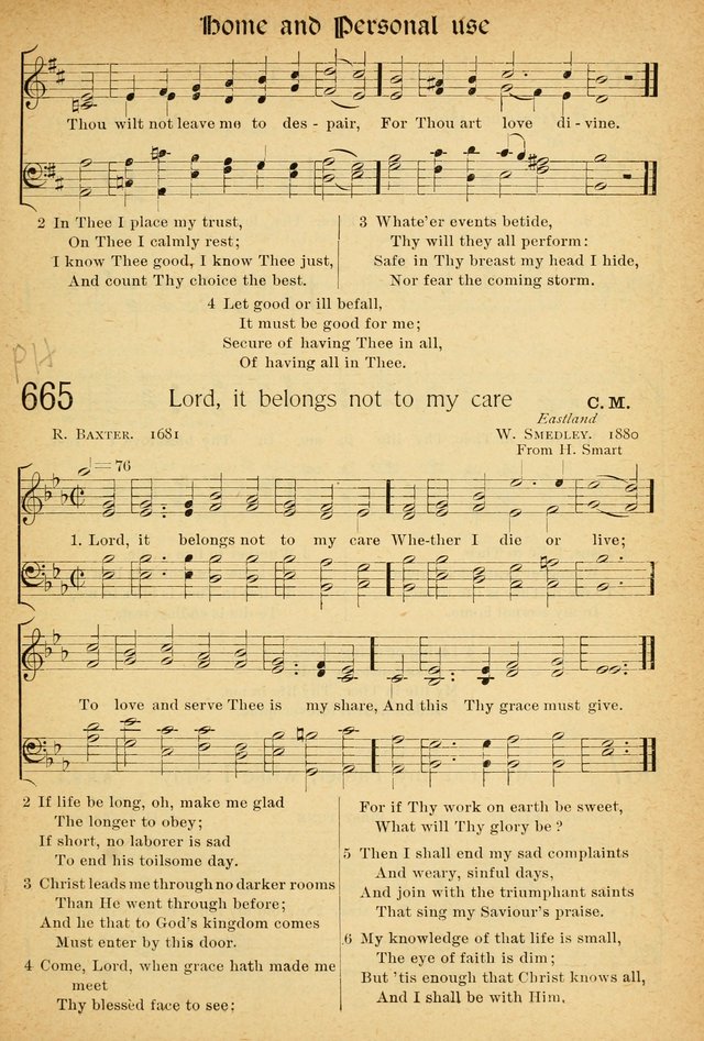 The Hymnal: revised and enlarged as adopted by the General Convention of the Protestant Episcopal Church in the United States of America in the of our Lord 1892..with music, as used in Trinity Church page 717