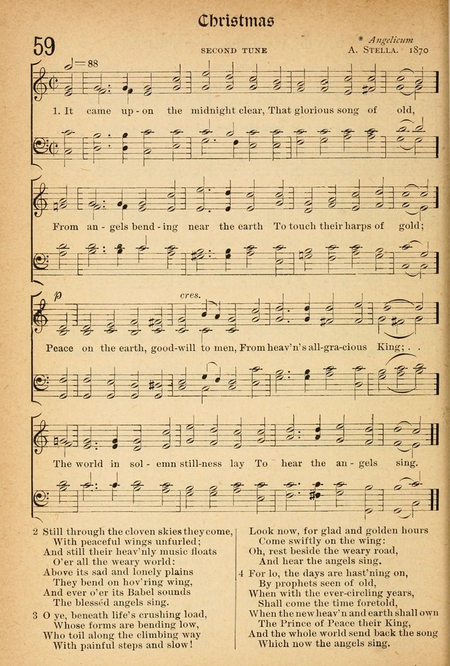 The Hymnal: revised and enlarged as adopted by the General Convention of the Protestant Episcopal Church in the United States of America in the of our Lord 1892..with music, as used in Trinity Church page 72