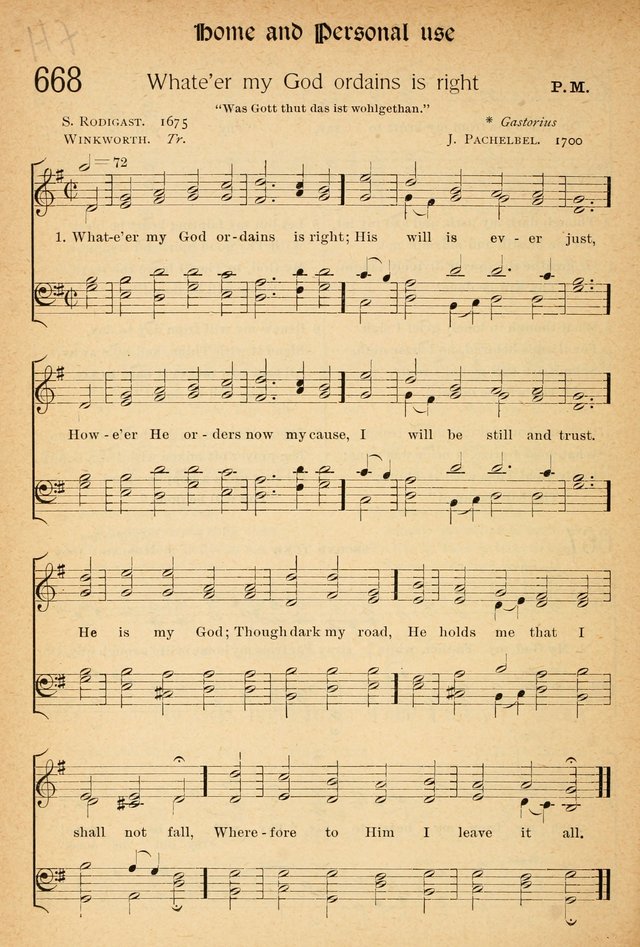 The Hymnal: revised and enlarged as adopted by the General Convention of the Protestant Episcopal Church in the United States of America in the of our Lord 1892..with music, as used in Trinity Church page 720