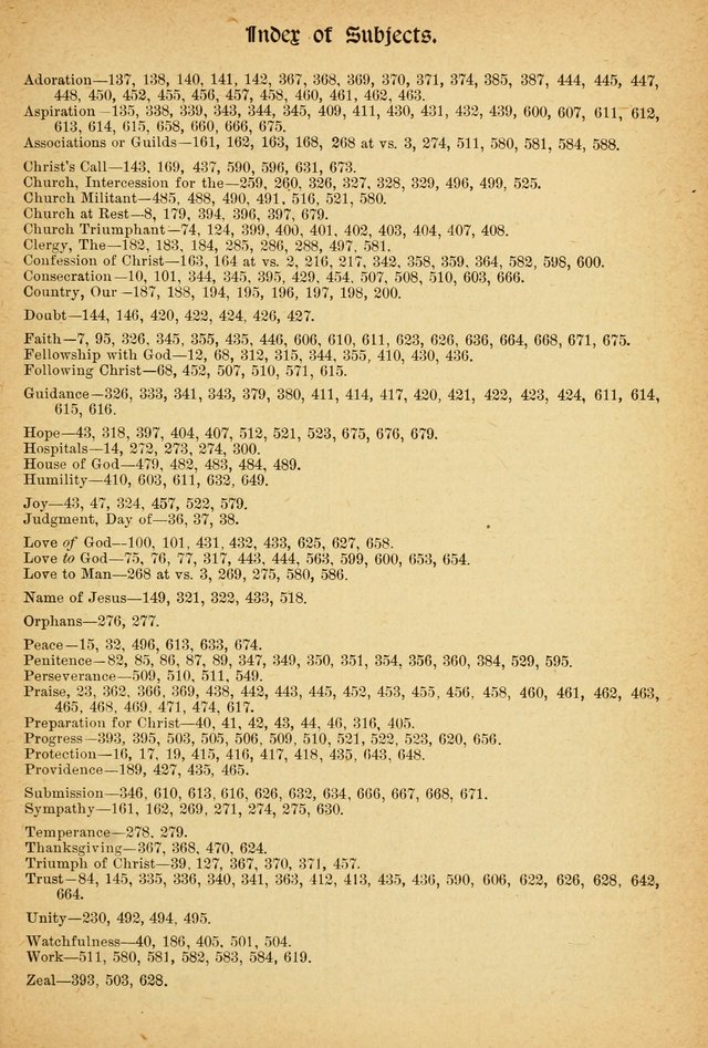 The Hymnal: revised and enlarged as adopted by the General Convention of the Protestant Episcopal Church in the United States of America in the of our Lord 1892..with music, as used in Trinity Church page 735