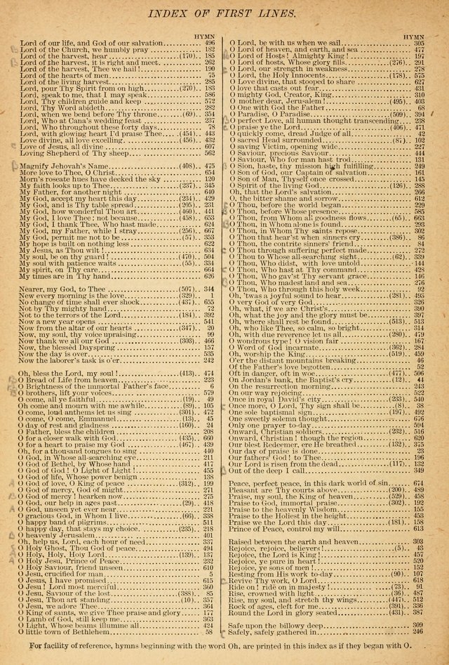 The Hymnal: revised and enlarged as adopted by the General Convention of the Protestant Episcopal Church in the United States of America in the of our Lord 1892..with music, as used in Trinity Church page 738