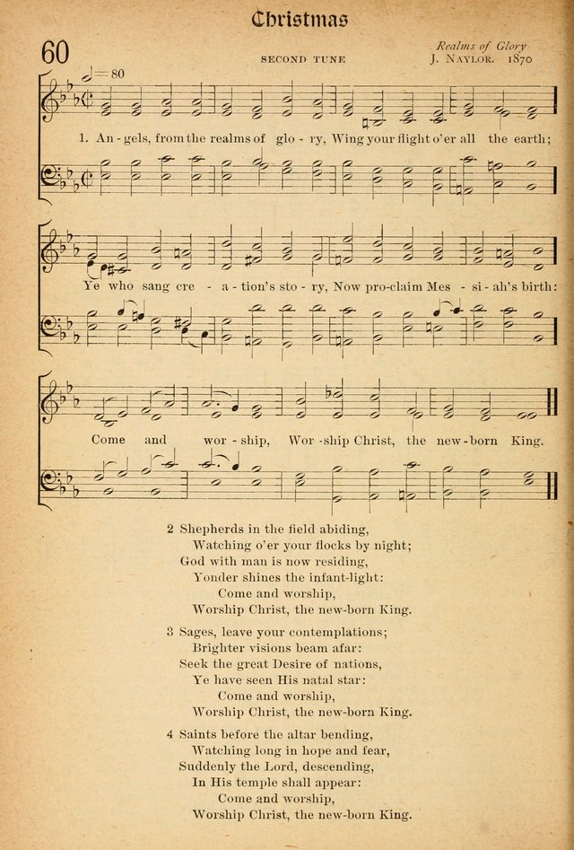 The Hymnal: revised and enlarged as adopted by the General Convention of the Protestant Episcopal Church in the United States of America in the of our Lord 1892..with music, as used in Trinity Church page 74