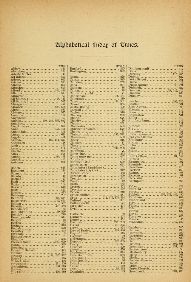 The Hymnal: revised and enlarged as adopted by the General Convention of the Protestant Episcopal Church in the United States of America in the of our Lord 1892..with music, as used in Trinity Church page 743