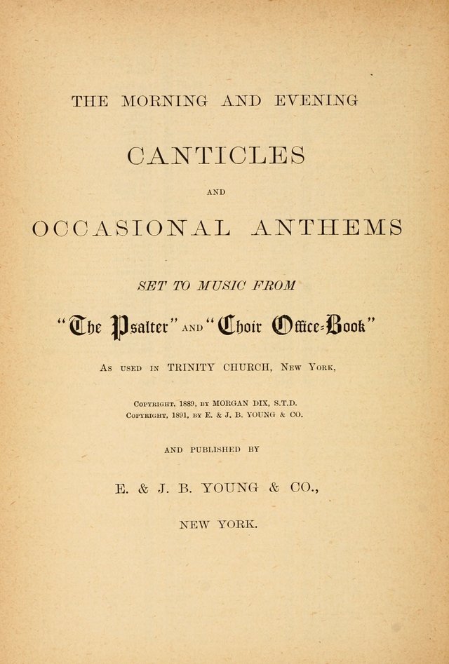 The Hymnal: revised and enlarged as adopted by the General Convention of the Protestant Episcopal Church in the United States of America in the of our Lord 1892..with music, as used in Trinity Church page 746