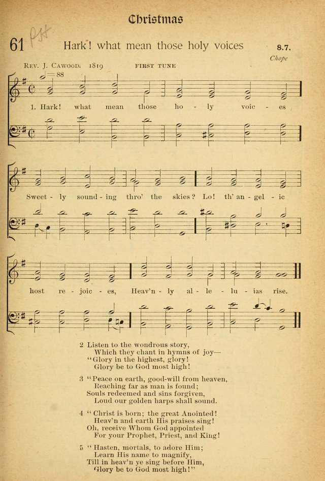 The Hymnal: revised and enlarged as adopted by the General Convention of the Protestant Episcopal Church in the United States of America in the of our Lord 1892..with music, as used in Trinity Church page 75