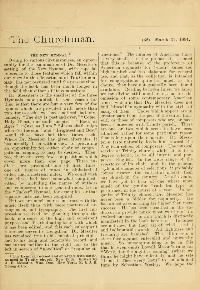 The Hymnal: revised and enlarged as adopted by the General Convention of the Protestant Episcopal Church in the United States of America in the of our Lord 1892..with music, as used in Trinity Church page 782