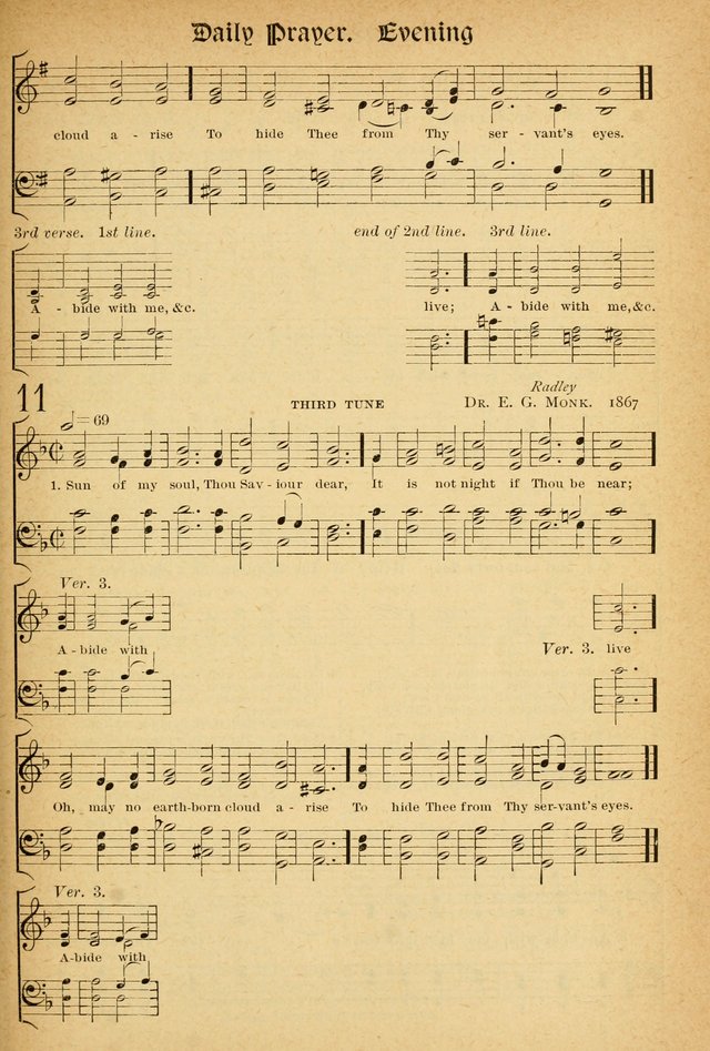 The Hymnal: revised and enlarged as adopted by the General Convention of the Protestant Episcopal Church in the United States of America in the of our Lord 1892..with music, as used in Trinity Church page 9