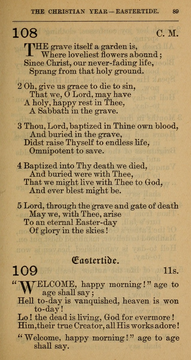 The Hymnal: revised and enlarged as adopted by the General Convention of the Protestant Episcopal Church in the United States of America in the year of our Lord 1892 page 102