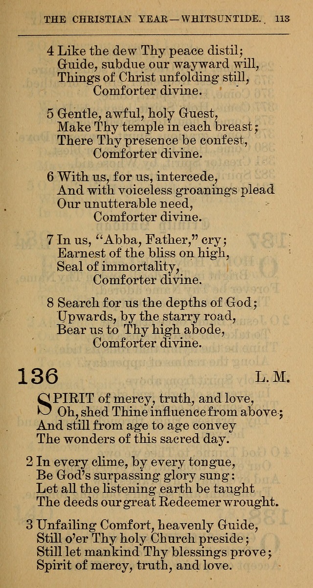 The Hymnal: revised and enlarged as adopted by the General Convention of the Protestant Episcopal Church in the United States of America in the year of our Lord 1892 page 126