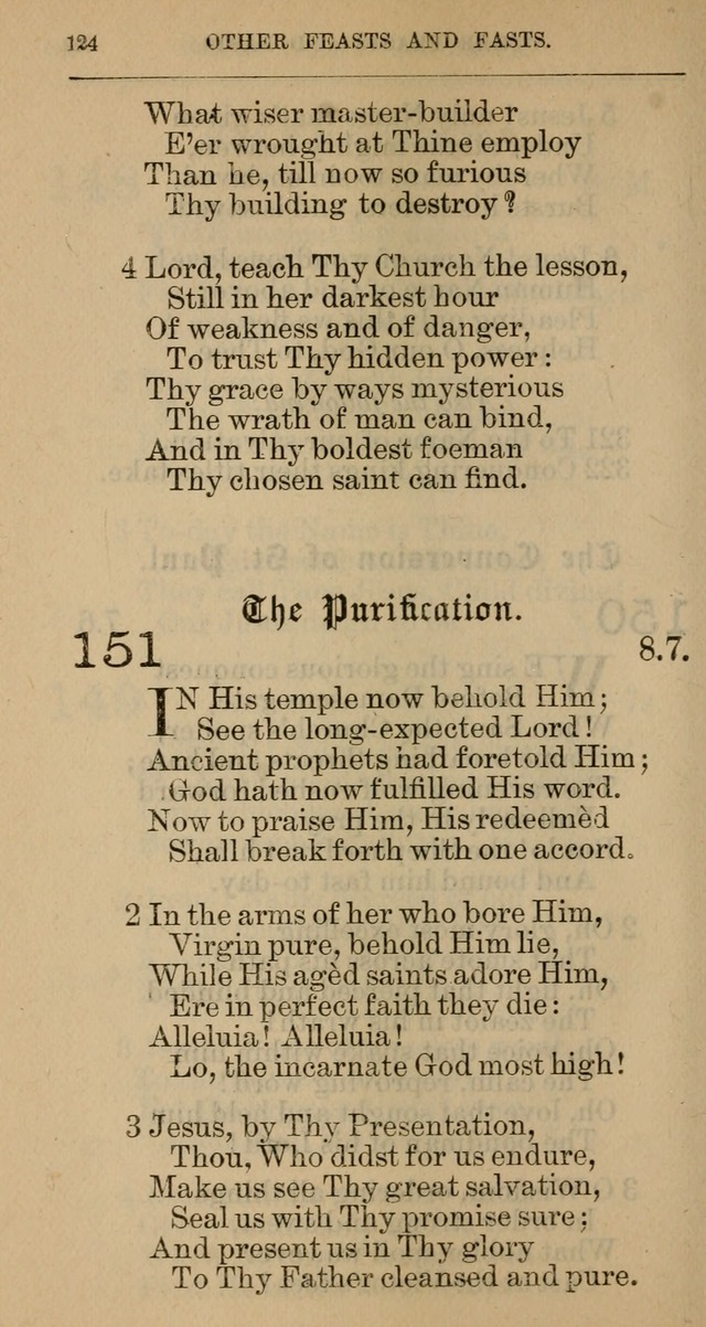 The Hymnal: revised and enlarged as adopted by the General Convention of the Protestant Episcopal Church in the United States of America in the year of our Lord 1892 page 137